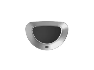 Afvalbak Urban half rond 80 Liter Mat RVS - 6