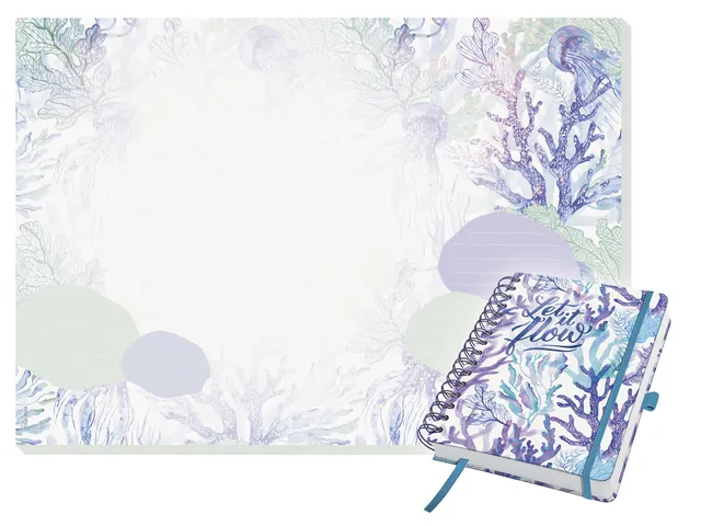 Dagplanner Beauty A5 GRATIS bureauonderlegger Underwater Miracles (JS1