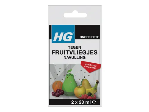 Fruitvliegjesval HG HGX navulling 2x20ml