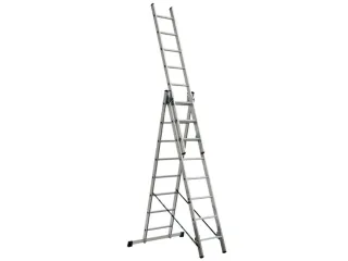 Multifunctionele Telescoopladder,3X8,Sporten,Aluminium - 1