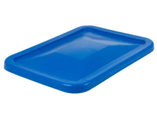 Deksel Voor Verrijdbare Rechthoekige Bak 227 Liter Blauw - 1