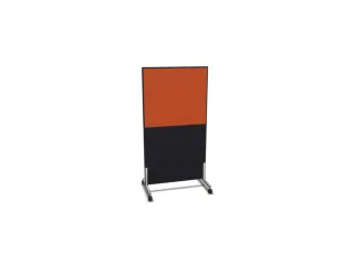 scheidingswand,HxB 1545x800mm,CC-zwart,BN3012-oranje - 2