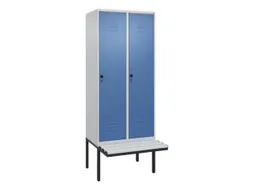 locker voor scheiding van kleding,HxBxD 2120x800x815mm,2vak