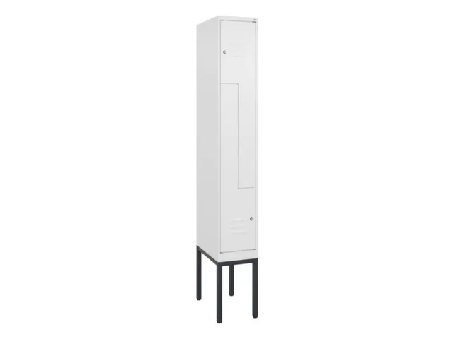 armoire vestiaire Z HxlxP 2120x300x500mm larg. compart. 150/300mm