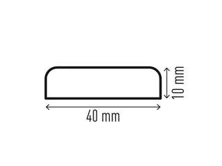 Oppervlakte beschermingsprofiel S10 1 Meter - 3