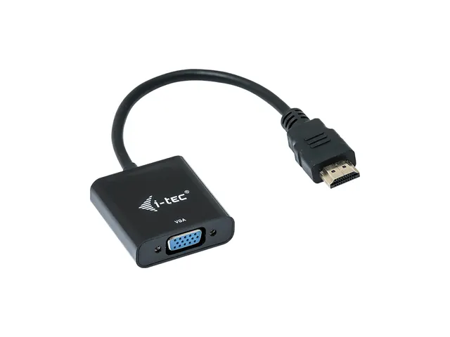 i-tec HDMI2VGAADA, 0,15 m, HDMI, VGA, Mannelijk, Vrouwelijk, 1920 x 10