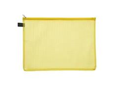 Trousse Foldersys A4 EVA sans PVC jaune transparent