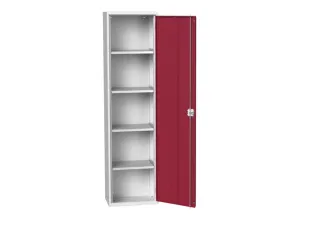 universele kast,HxBxD 2000x525x350mm,4xStalen bodem,draaigrendelslot - 1