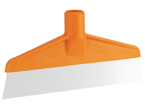 Vikan Hygiene Tafel- en Vloerschraper RVS Blad 245x70mm Oranje