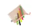 Pochette à fermeture éclair Foldersys EVA A6 sans PVC orange pastel