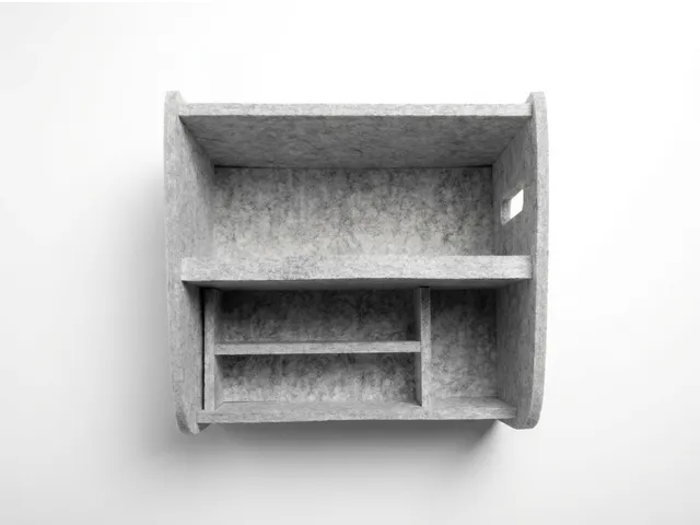 Lockerbox PET-vilt Klein lichtgrijs