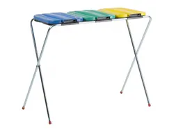Zakhouder Trio Blauw Groen Geel voor 120 Liter zakken