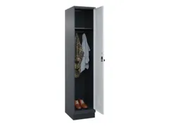 locker,HxBxD 1950x400x500mm,1vak,vak B 400mm,draaigrendel,sokkel