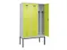 armoire vestiaire noir et blanc,HxlxP 2120x1200x500mm,3compart.