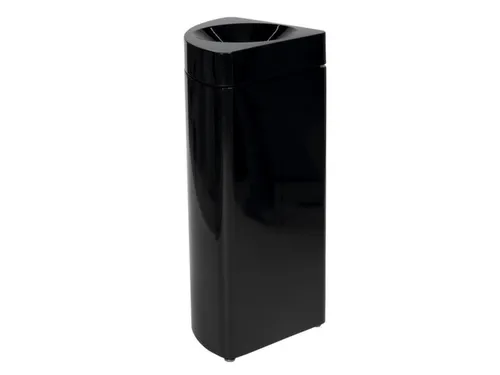 afvalbak,zelfblussend,40l,HxBxD 760x350x350mm,kop zwart