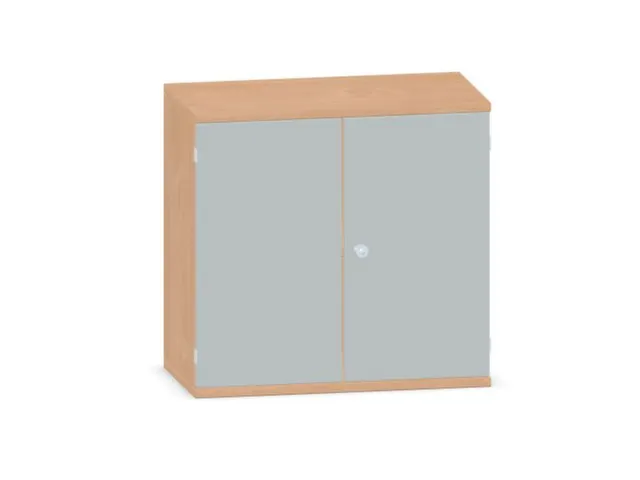 Kantoorkast,Decor Romp Beuken,Decor Front Lichtgrijs