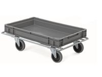 onderwagen voor kratten draagverm. 200kg laadvl. LxB 600x400mm