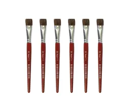 Penseel Kangaro Serie 121 plat Nr. 20 geitenhaar doos 6 stuks