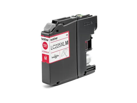 Brother LC225XLM, Hoog (XL) rendement, Magenta, 1 stuk(s), 1200 pagina