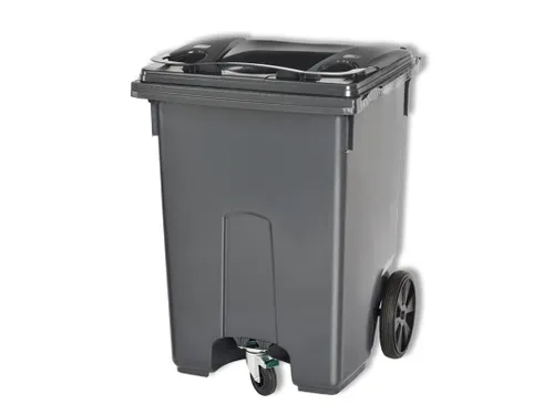 Mini-Container 360 Liter Grijs 3-Wiel