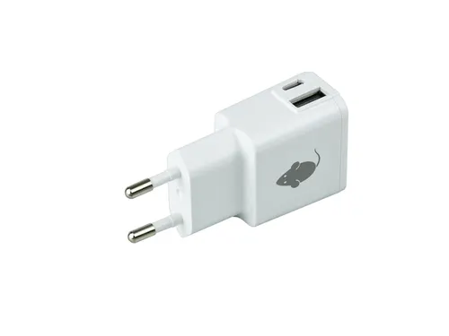 Oplader Green Mouse USB-C 1x en USB-A 1x 2.4A wit