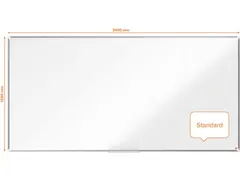 Nobo Whiteboard 120x240cm Premium Plus Magnetisch Emaille