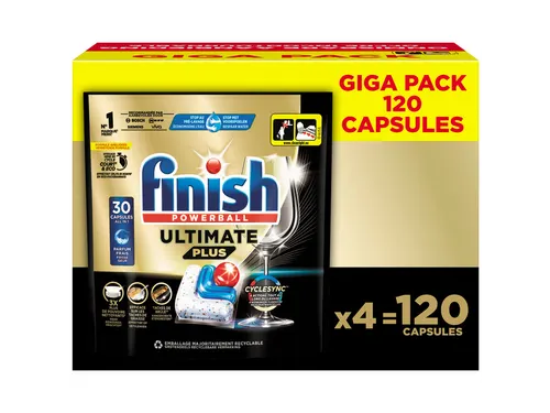 Vaatwastabletten Finish Ultimate plus 120 stuks gigapack