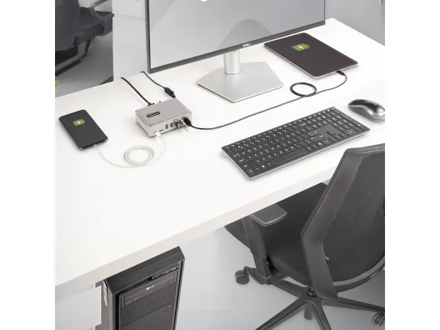 7-poorts USB-C hub 10Gbps desktop USB hub met 5x USB-A en 2x USB-C