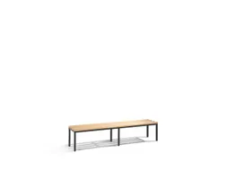 Omkleedbank L 1960Mm Houten Zitlatten Ral7021