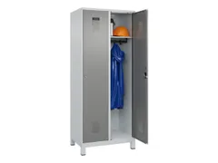 locker,HxBxD 1950x800x500mm,2vak,vak B 400mm,cil.-slot,voeten
