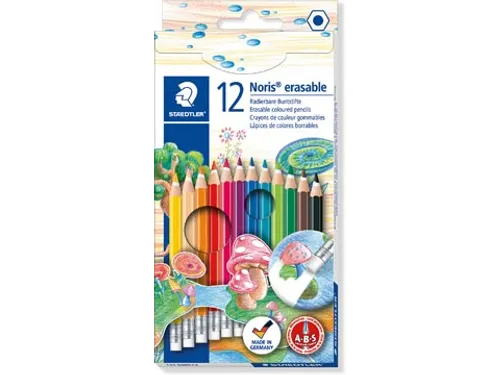 Staedtler Kleurpotlood Noris Club Uitgombaar 12 Potloden