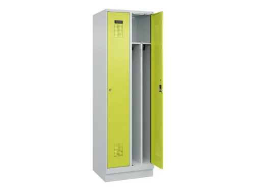 locker voor scheiding van kleding,HxBxD 1950x600x500mm,2vak