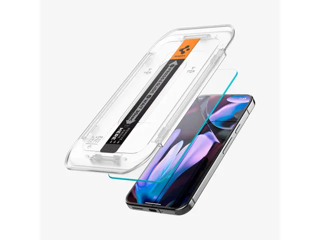 Spigen AGL08442 Schermbescherming Google Pixel 9 (Pro) Glas.tR EZ Fit