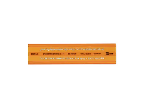 Lettersjabloon Standardgraph H-profiel middelschrift type B 2,5mm