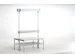 banc double,HxLxP 1650x1015x725mm,barres alu,structure acier RAL7035
