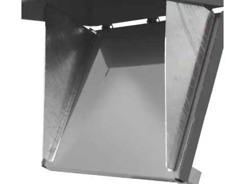 Centreerwand,V. Klapbodemcontainer 1-2M³,Staal