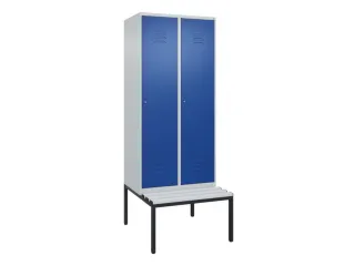 locker voor scheiding van kleding,HxBxD 2120x800x815mm,2vak - 1