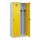 locker voor scheiding van kleding,HxBxD 1850x800x500mm,2vak