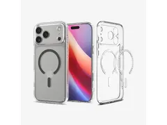 Ultra Hybrid MagFit Apple iPhone 17 Hoesje MagSafe Transparant Grijs