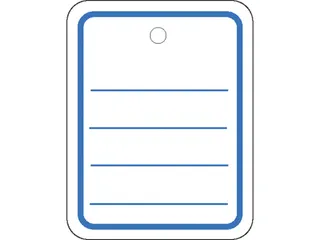Herma 6805 Productlabel 35x45mm met oogje Wit zonder draad 1000 stuks - 2