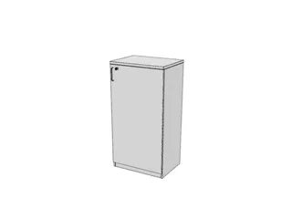 kantoorkast,HxBxD 1155x600x445mm,Bl-wit - 1