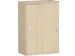 Schuifdeurkast 1150x800x430mm Romp Esdoorn Decor Front Lichtgrijs