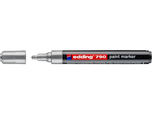 Paintmarker edding 790 op alcoholbasis 2-3mm zilver
