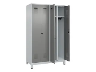 locker voor scheiding van kleding,HxBxD 1950x1200x500mm,4vak - 1