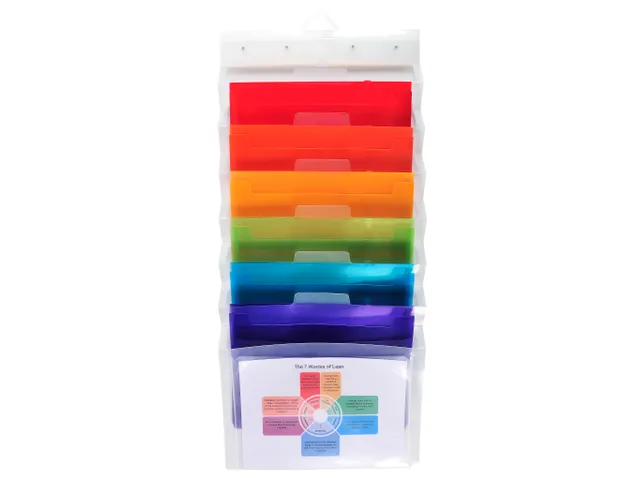 Sorteermap muur 6 in delingen Crystal