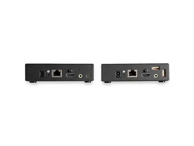 HDMI KVM Extender over IP, 4K 30Hz HDMI 2.0 & USB over IP LAN of CAT5e