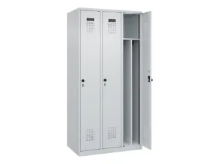 locker voor scheiding van kleding,HxBxD 1850x900x500mm,3vak - 1