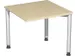 angle de liaison,HxlxP 680-800x800x800mm,panneau érable,angulaire
