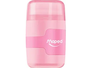 Puntenslijper Maped Connect 2-gaats met gum display à 20 stuks pastel - 3