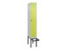 locker voor scheiding van kleding,HxBxD 2120x300x815mm,1vak